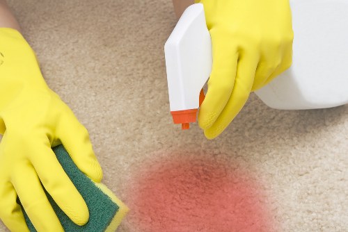 Professional sofa cleaning in a Knightsbridge living room